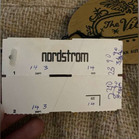 Vintage NWT The Villager 1960s Tan Tweed Straight Leg Pants Size Modern 6 Vtg 14 - Picture 8 of 8